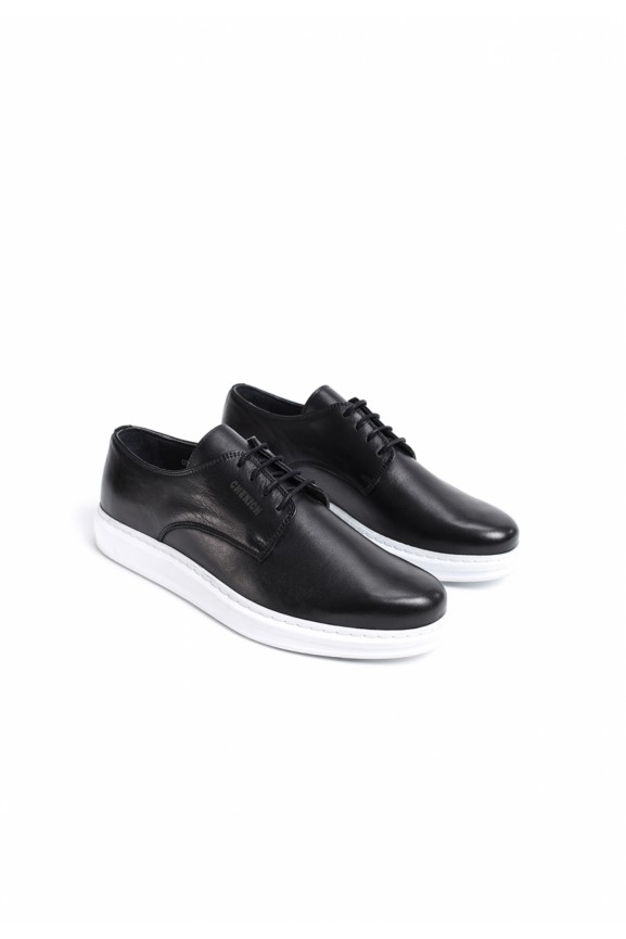 Chekich CH003 BT Men's Shoes Genuine Leather BLACK