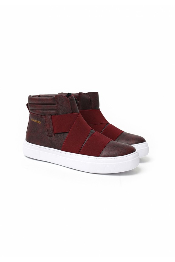Chekich CH023 BT Men's Boots BURGUNDY