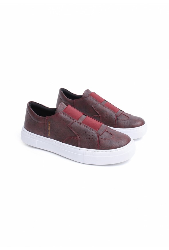Chekich CH033 BT Men's Shoes BURGUNDY
