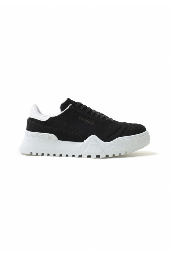 Chekich CH037SBT Men's Shoes BLACK WHITE