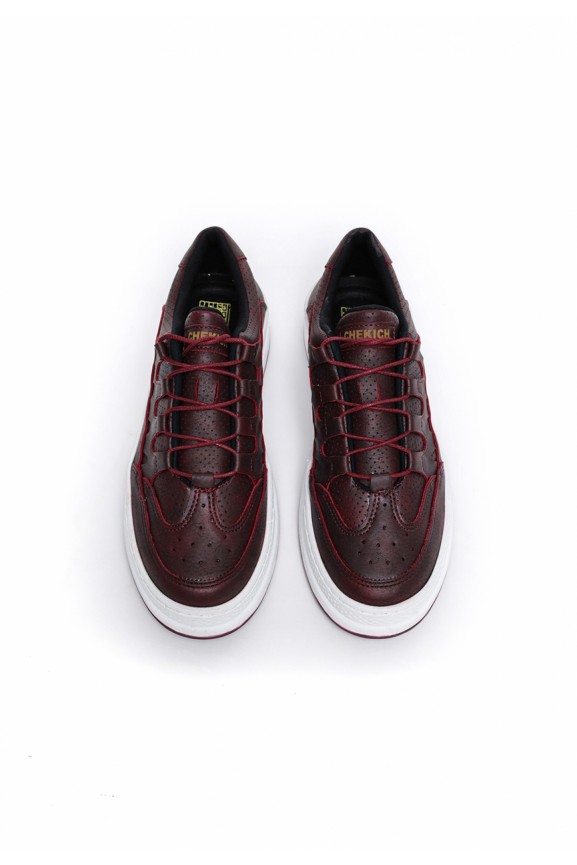 Chekich CH040 BT Men's Shoes BURGUNDY