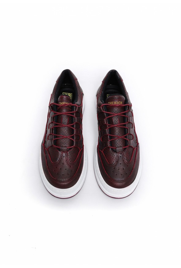 Chekich CH040 BT Men's Shoes BURGUNDY