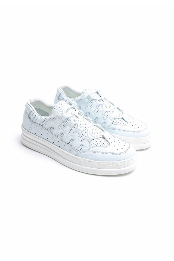 Chekich CH040 BT Men's Shoes Genuine Leather WHITE