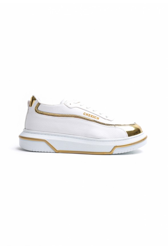 Chekich CH041 BT Men's Shoes WHITE GOLD