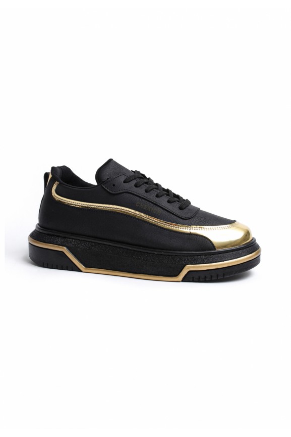 Chekich CH041 ST Men's Shoes BLACK / GOLD