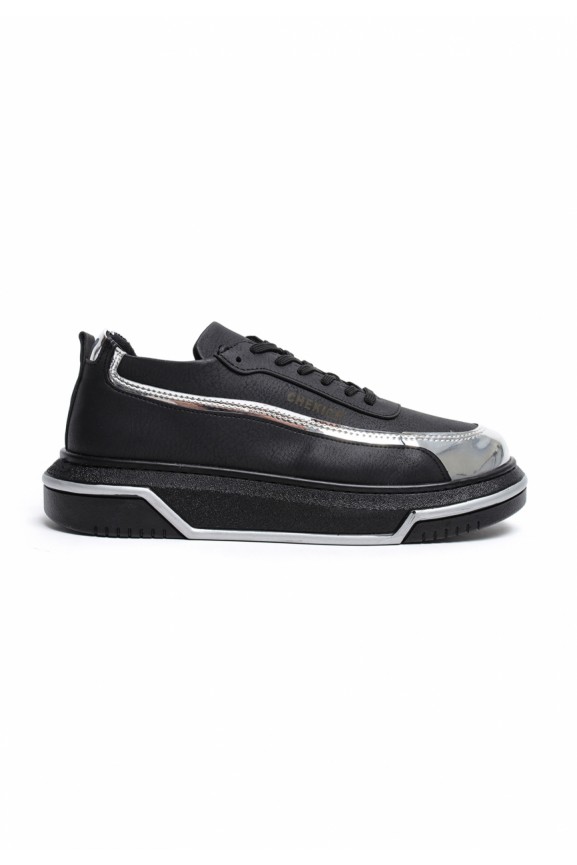 Chekich CH041 ST Men's Shoes BLACK / SILVER