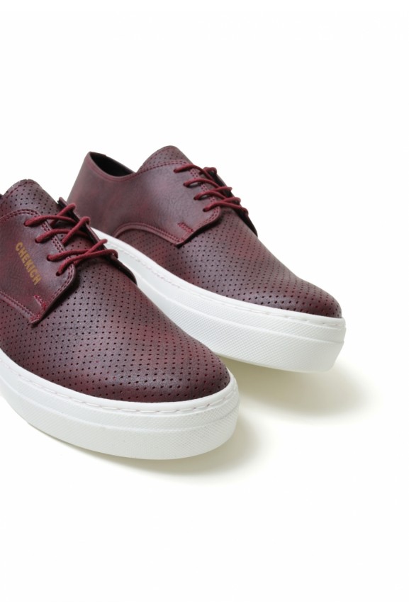 Chekich CH061 BT Men's Shoes BURGUNDY
