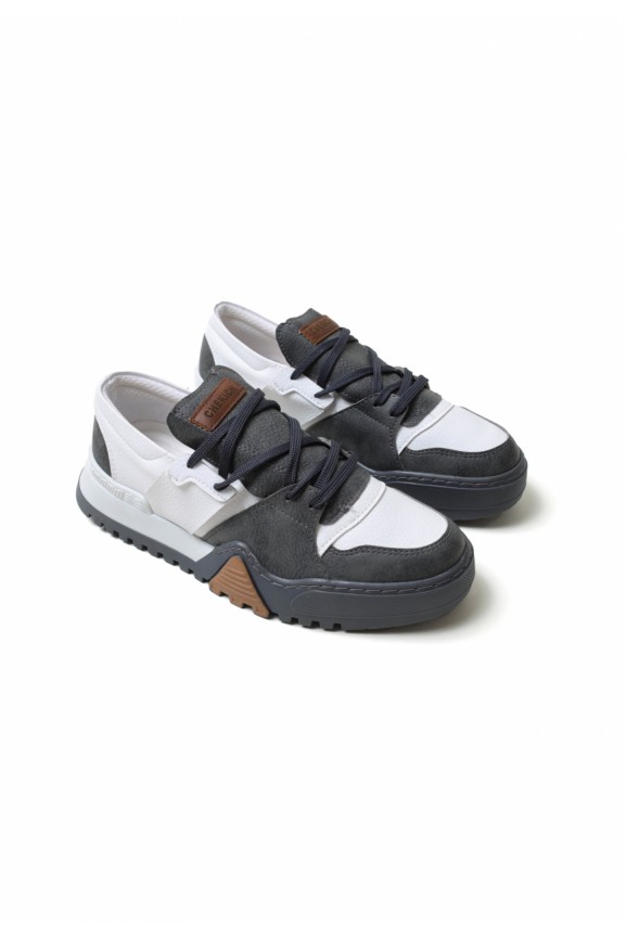 Chekich CH067 ABT Men's Shoes ANTHRACITE / WHITE