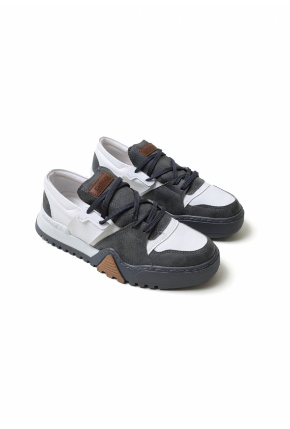 Chekich CH067 ABT Men's Shoes ANTHRACITE / WHITE