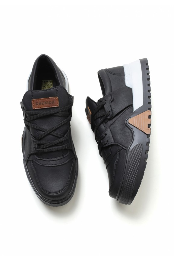 Chekich CH067 SBT Men's Shoes BLACK / BLACK