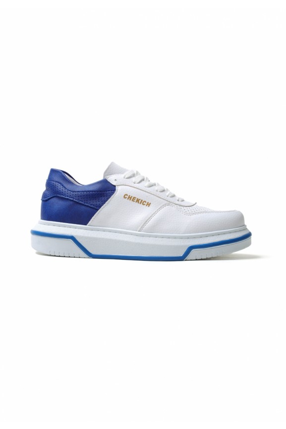 Chekich CH075 Ipekyol BT Men's Shoes WHITE / SAXBLUE