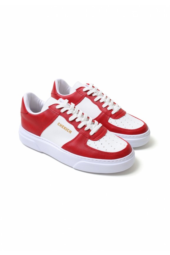 Chekich CH087 BT Men's Shoes RED AND WHITE