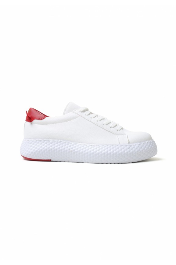 Chekich CH107 GBT Men's Shoes WHITE / RED