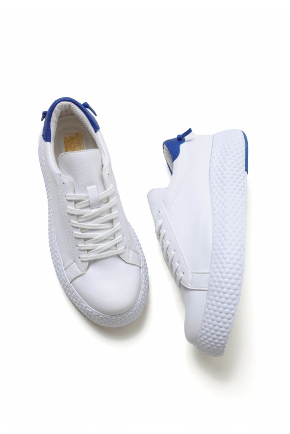 Chekich CH107 GBT Men's Shoes WHITE / SAXBLUE
